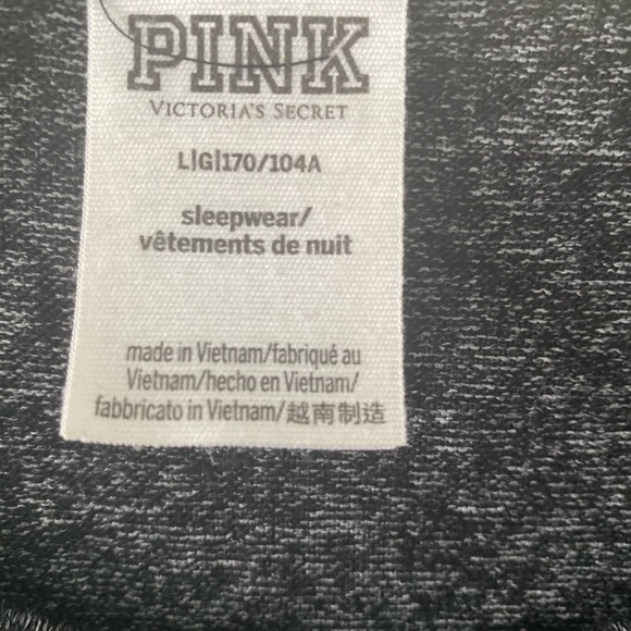 pink gray and white long sleeve shirt - Picture 3 of 3